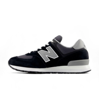 New Balance Leren sneakers 574 zwart