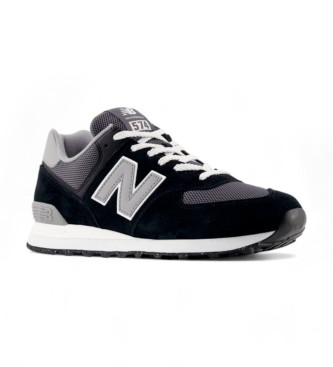 New Balance Tnis de couro 574 preto