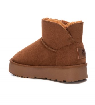 Xti Buty za kostkę 142197 camel