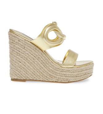 Steve Madden Gold Settle Sandals