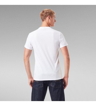 G-Star Pack 2 T-shirts Base Heather branco