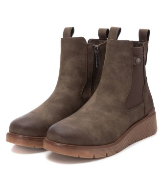 Refresh Stiefelette 172291 taupe