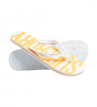 Superdry Tongs vgtaliennes blanches