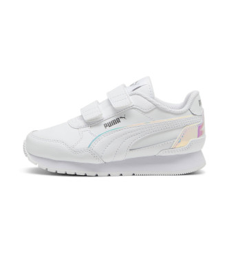 Puma Skórzane buty treningowe St Runner V4 Holo white