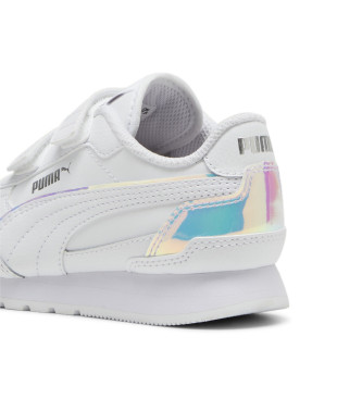 Puma Leren sportschoenen St Runner V4 Holo wit