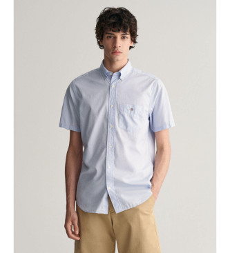 Gant Regular Fit kortrmad skjorta i bl poplin