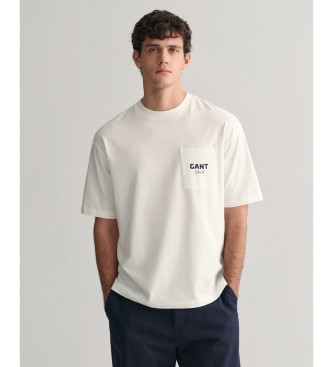 Gant T-shirt design GANT 1949 blanc