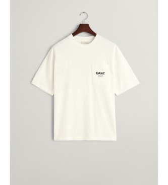 Gant T-shirt design GANT 1949 blanc