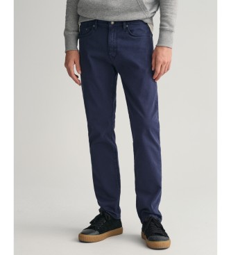 Gant Kavbojke Regular Fit Desert navy