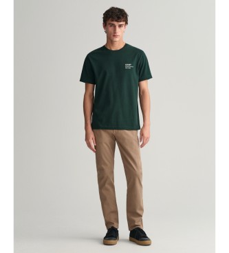 Gant Pantaln Regular Fit Desert marrn