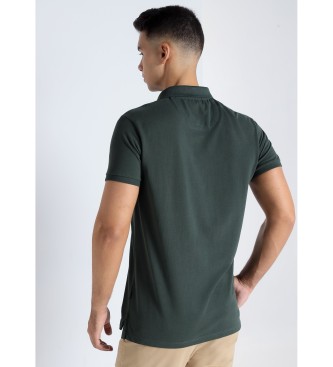 Victorio & Lucchino, V&L Short sleeve green pique polo shirt