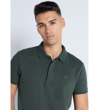 Victorio & Lucchino, V&L Groen piqu poloshirt met korte mouwen