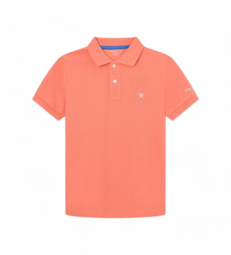 Hackett London Polo pequeno com logtipo laranja