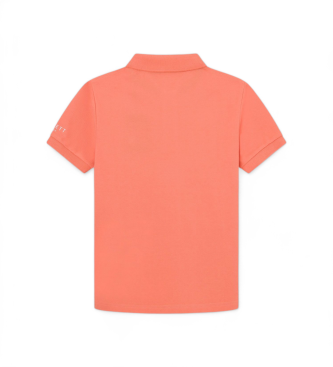 Hackett London Polo pequeno com logtipo laranja