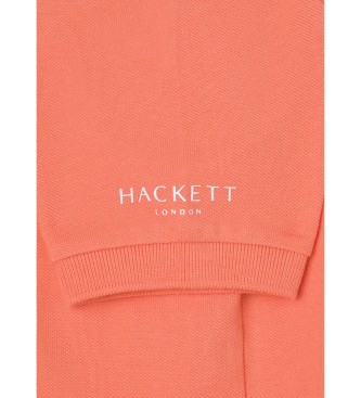 Hackett London Polo pequeno com logtipo laranja