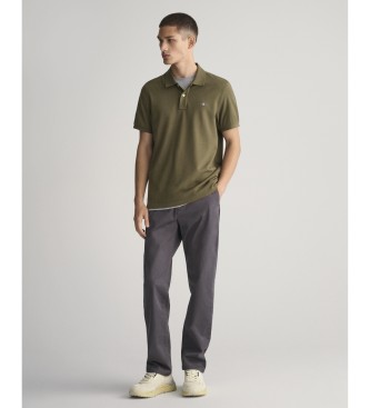 Gant Polo in piqu con scudo vestibilit regolare Verde