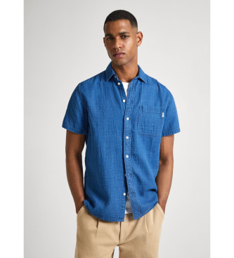 Pepe Jeans Camisa azul Baker