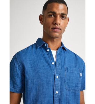 Pepe Jeans Camisa azul Baker