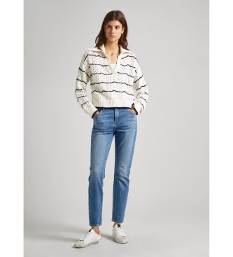 Pepe Jeans Blaue konisch zulaufende Jeans