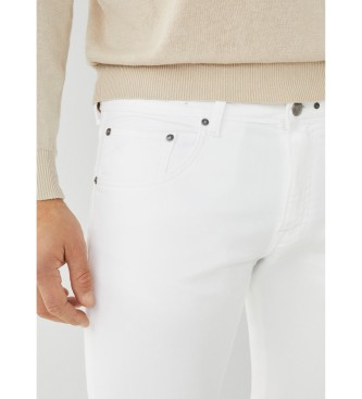 Hackett London Kontrastreiche weie Hose