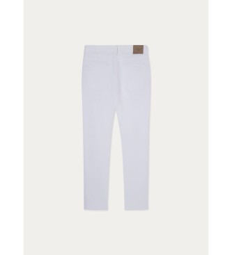 Hackett London Kontrastreiche weie Hose