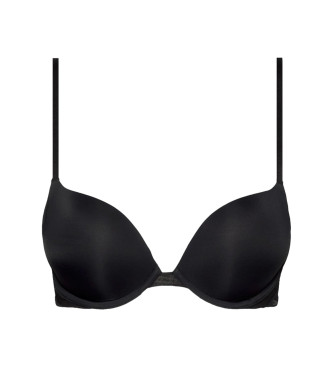 Calvin Klein Soutien push-up decotado Perfectly Fit Flex preto