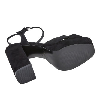 Pepe Jeans Sandales Lenny Bow noir -Hauteur du talon 10cm