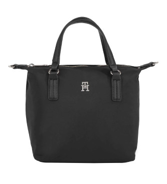 Tommy Hilfiger Borsa tote nera con papavero