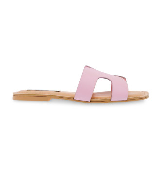 Steve Madden Sandlias de couro cor-de-rosa Zarnia