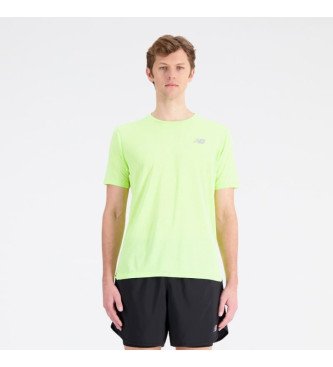 New Balance T-shirt Impact Run verde