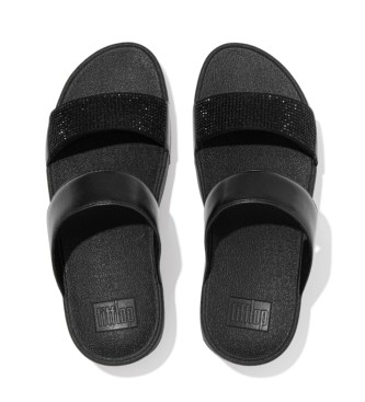 Fitflop Teenslippers Lulu Crystal zwart