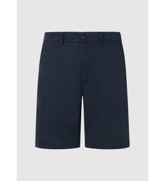 Pepe Jeans Bermudy Szorty Regular Chino navy 