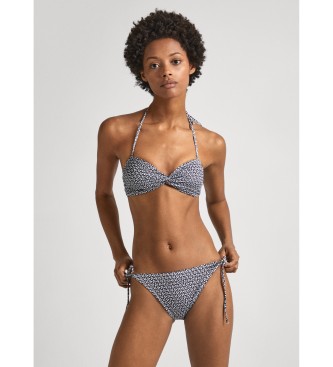 Pepe Jeans Bikinitop Print zwart