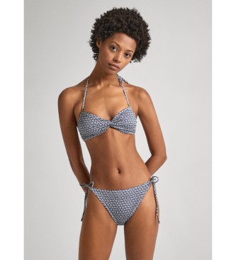 Pepe Jeans Slip bikini con stampa nera