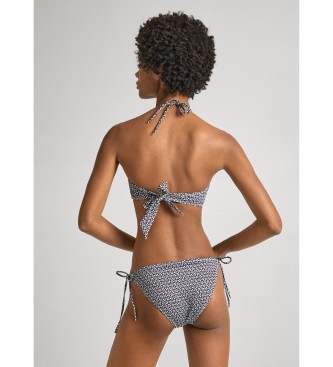 Pepe Jeans Bikinibroekje Print zwart