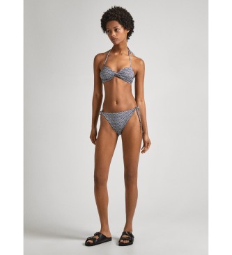 Pepe Jeans Bas de bikini imprim noir