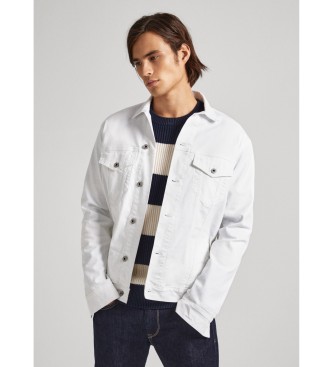 Pepe Jeans Entspannte Jacke wei