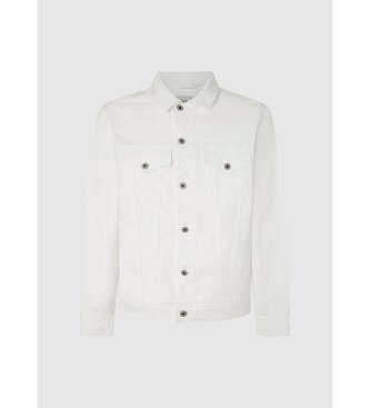 Pepe Jeans Entspannte Jacke wei