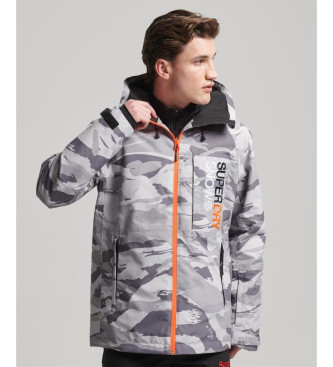 Superdry Casaco de esqui Freestyle Core cinzento