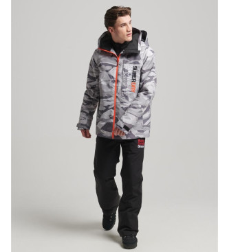 Superdry Casaco de esqui Freestyle Core cinzento