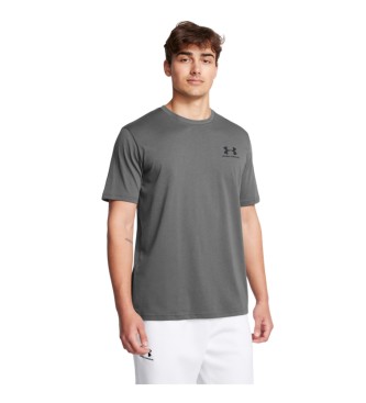 Under Armour T-shirt Sportstyle com peito esquerdo cinzento