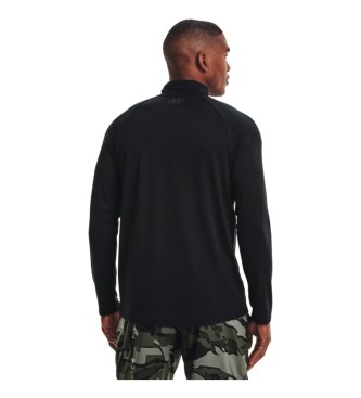 Under Armour UA Tech  Zip Langarm Top Schwarz