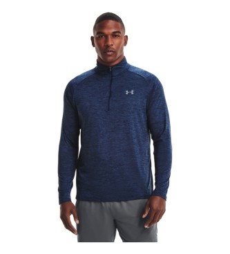 Under Armour UA Tech  Zip navy long sleeve T-shirt