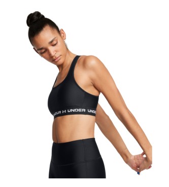 Under Armour Medium support cross-back sports bra black