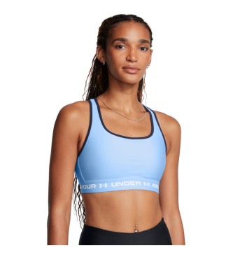 Under Armour Sportbeha kruisrug blauw