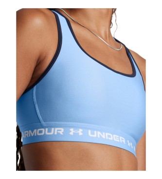 Under Armour Sportbeha kruisrug blauw