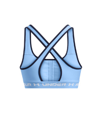 Under Armour Sportbeha kruisrug blauw