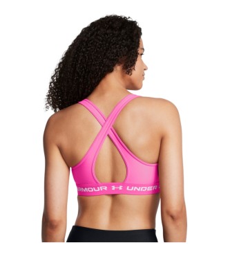 Under Armour Crossback Mid bra pink