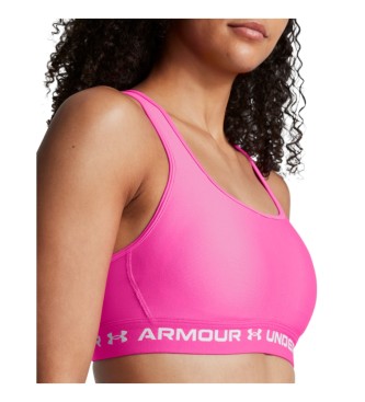 Under Armour Crossback Mid bra pink