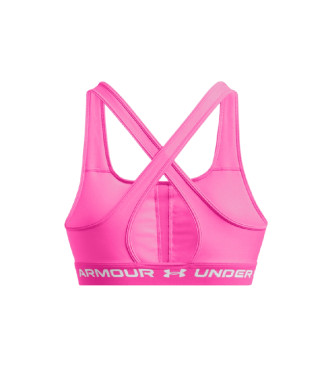 Under Armour Crossback Mid bra pink